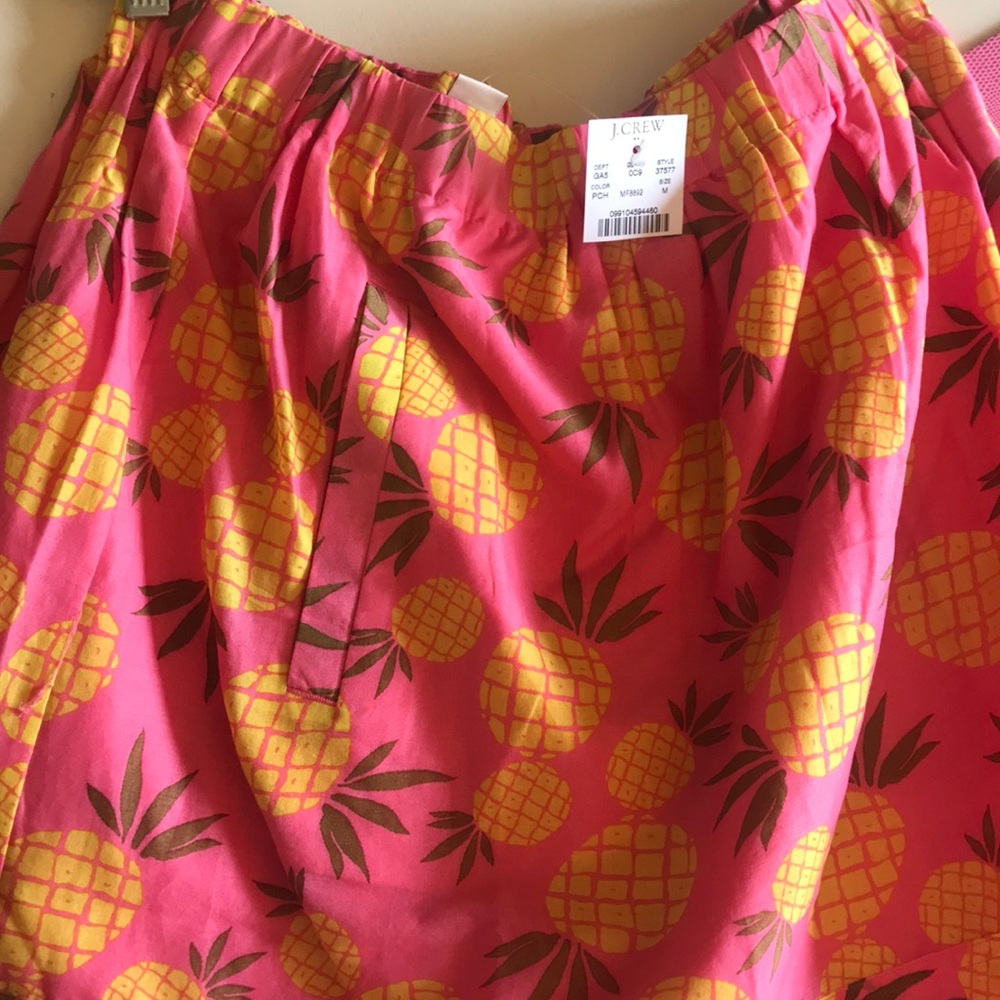 J crew pineapple skirt